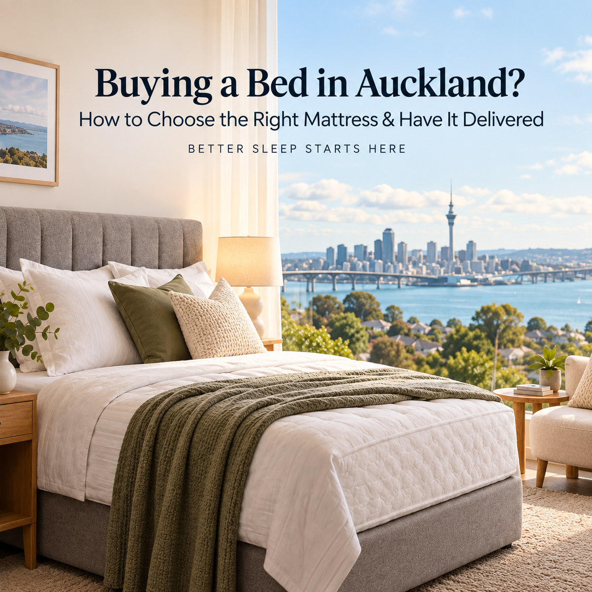Buying a Bed in Auckland? How to Choose the Right Mattress & Have It Delivered