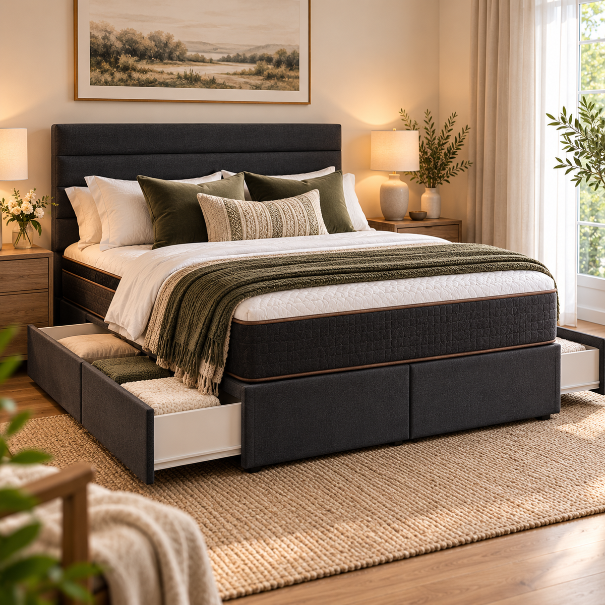 Double Beds with Drawers NZ – Smart Storage Solutions for Smaller Bedrooms