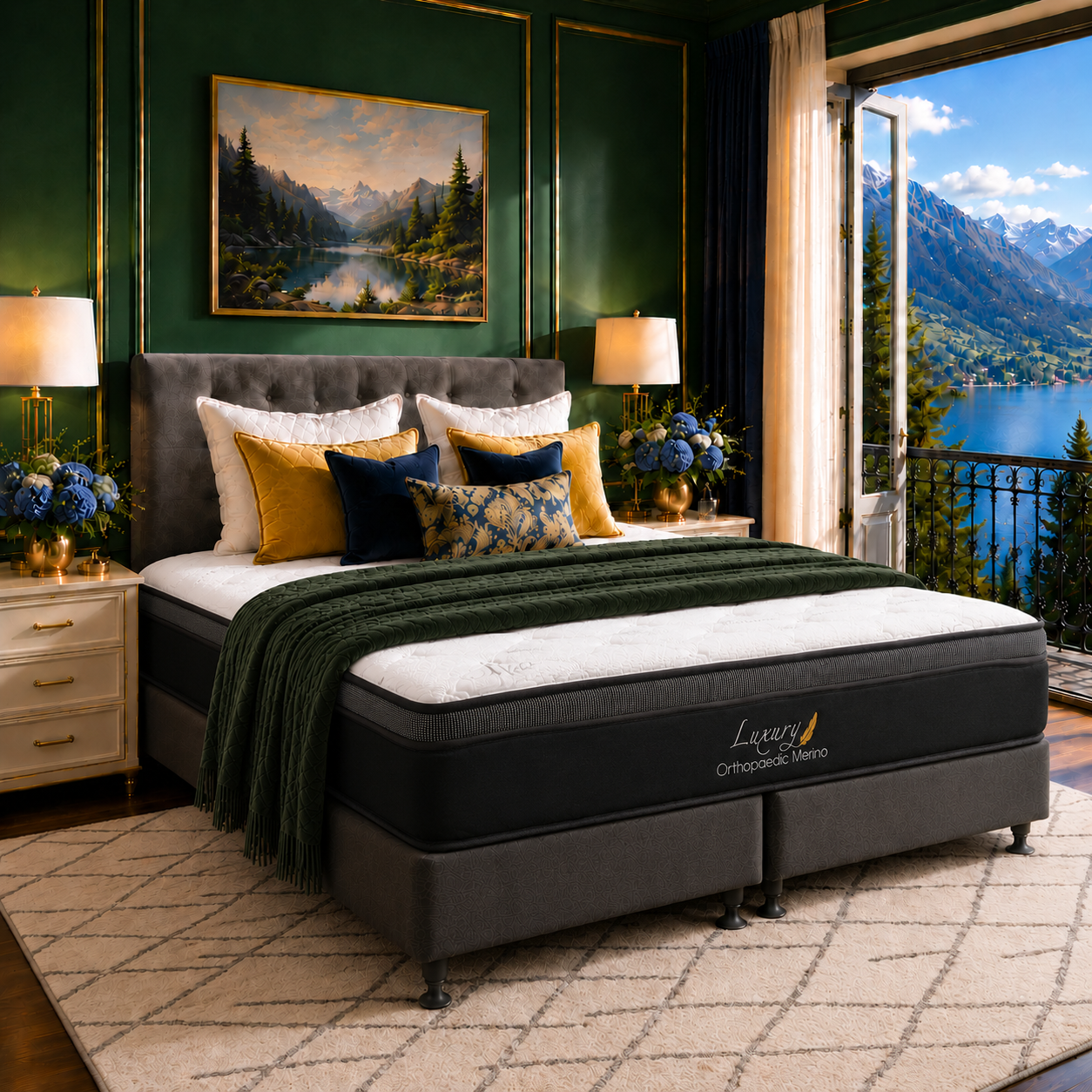 Californian King Orthopaedic Merino Mattress Only
