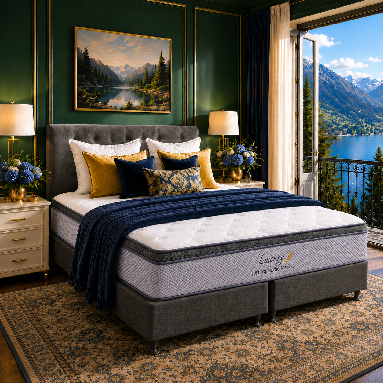 Californian King Orthopaedic Merino Mattress Only