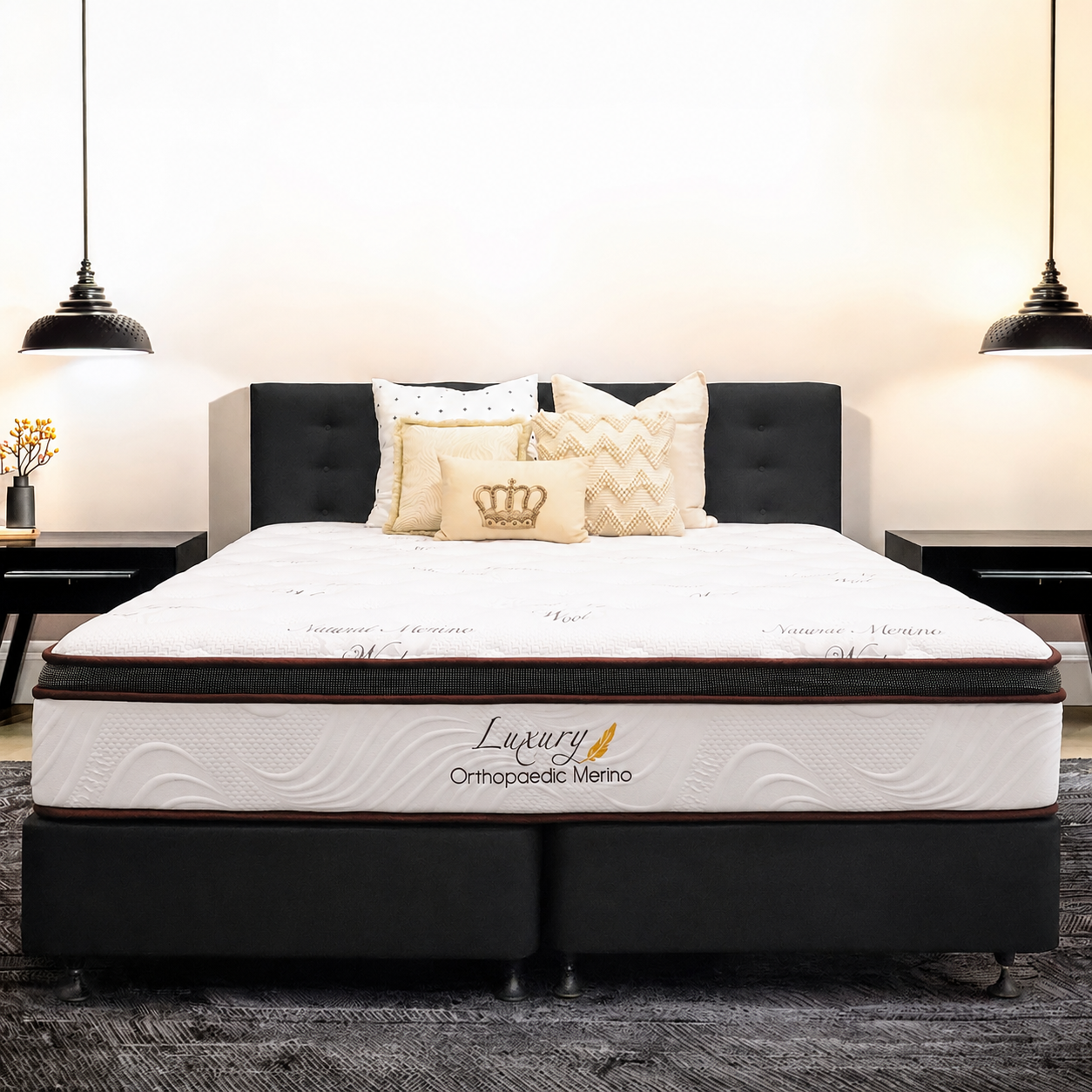 Californian King Orthopaedic Merino Mattress & Base