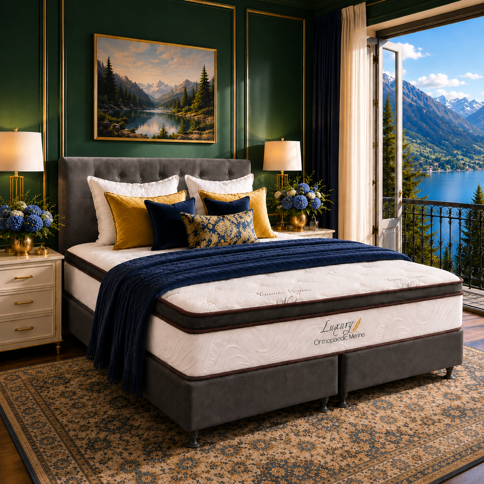 Californian King Orthopaedic Merino Mattress Only