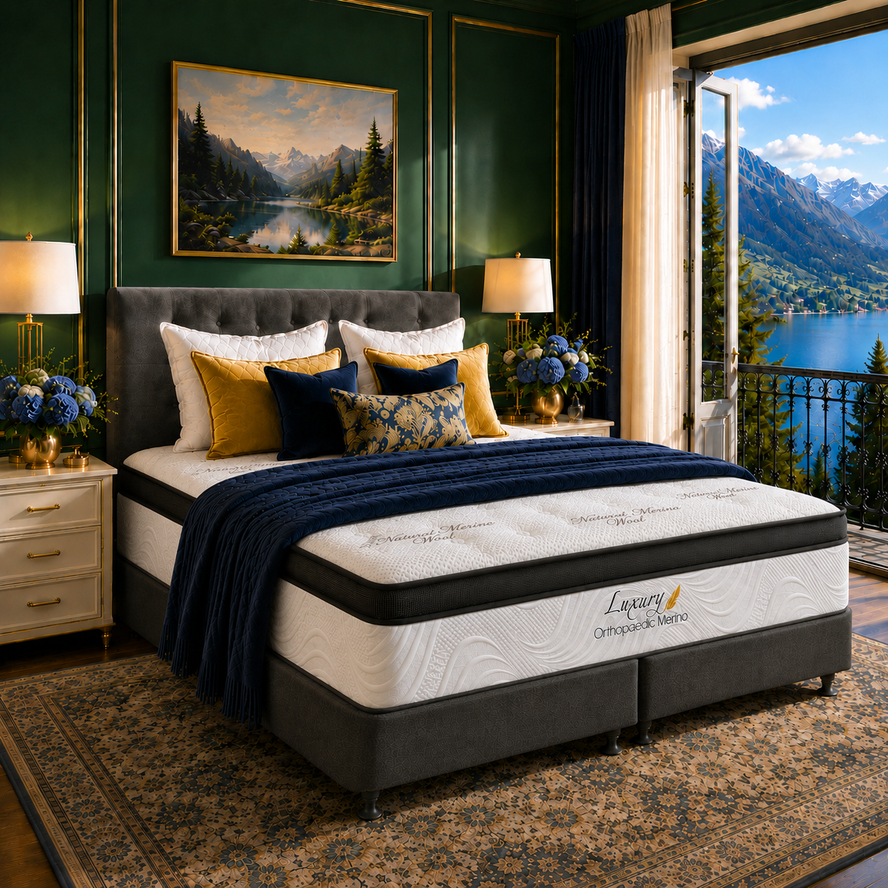 Californian King Orthopaedic Merino Mattress Only
