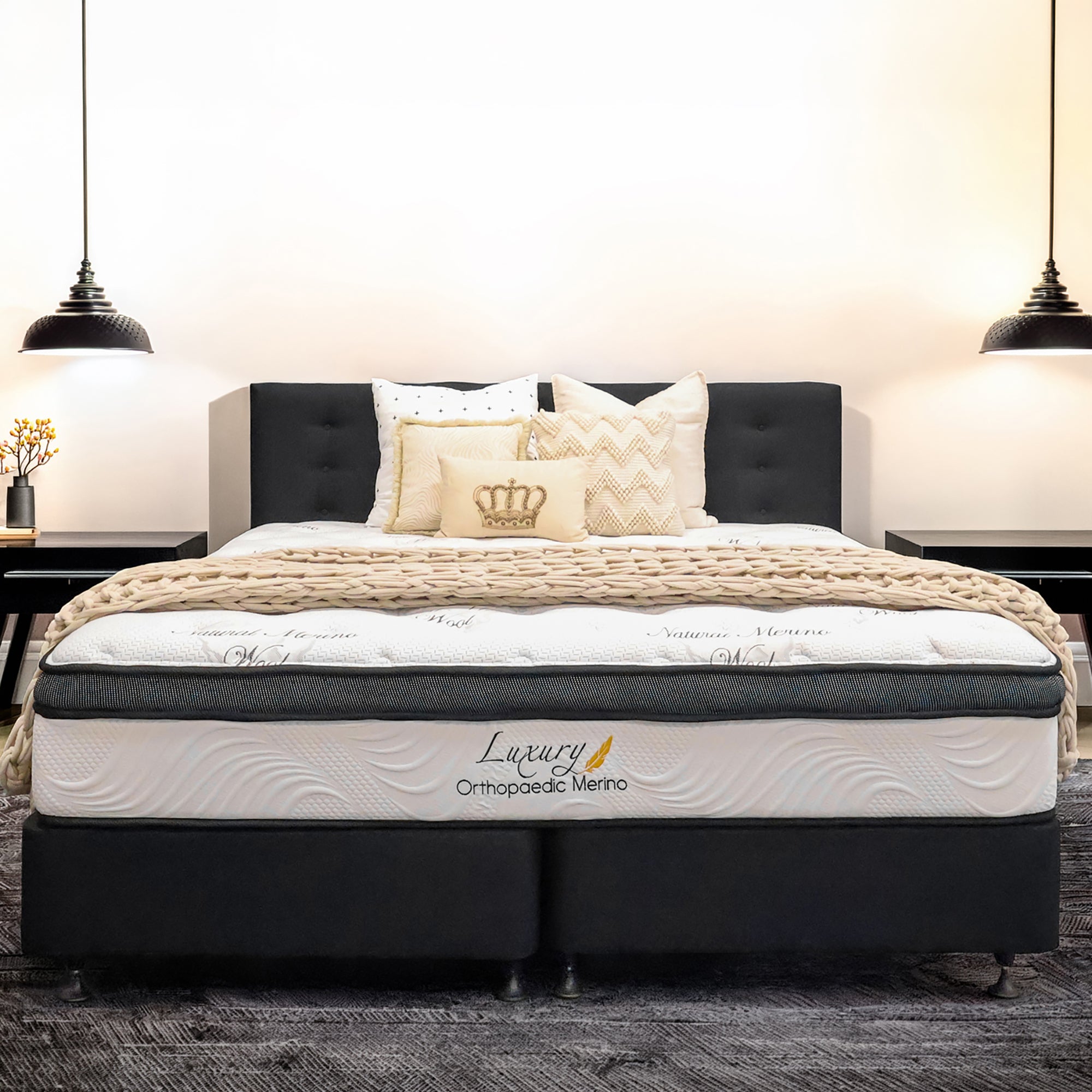 Californian King Orthopaedic Merino Mattress Only