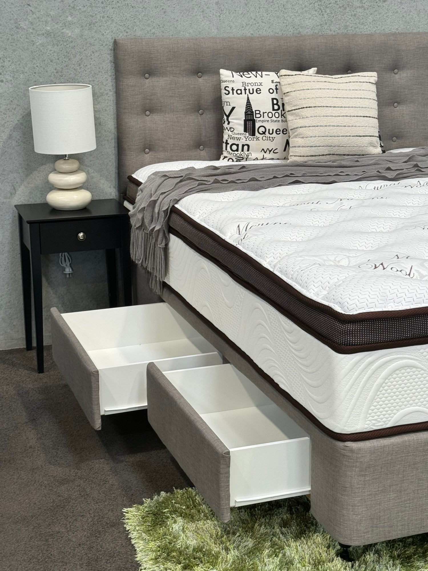 King Orthopaedic Merino Mattress & Drawer Base