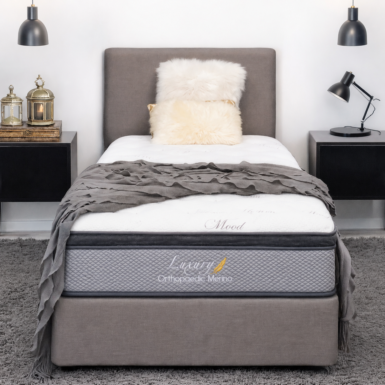 King Single Orthopaedic Merino Mattress & Base