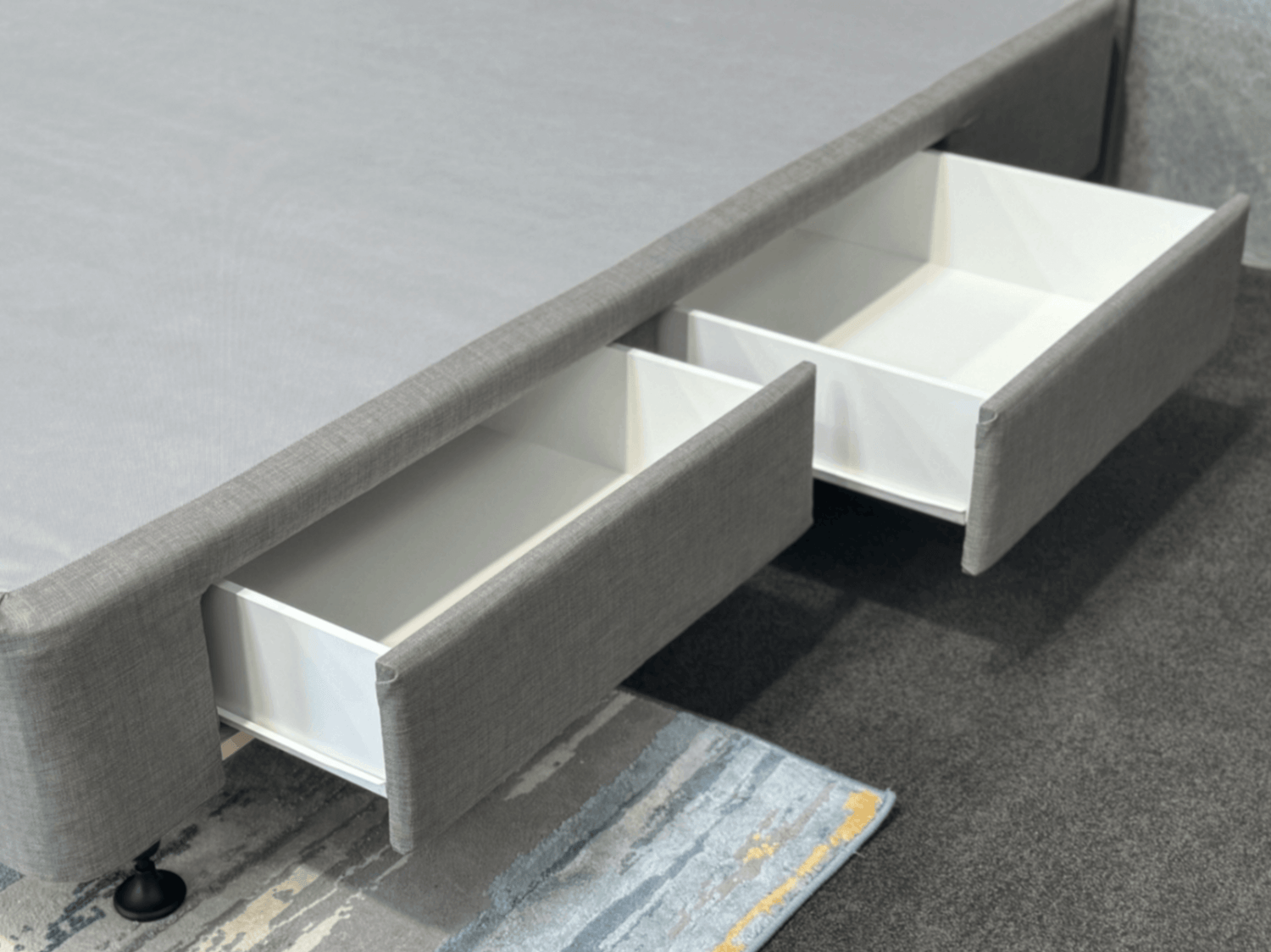 Bed Base with Built in Drawers