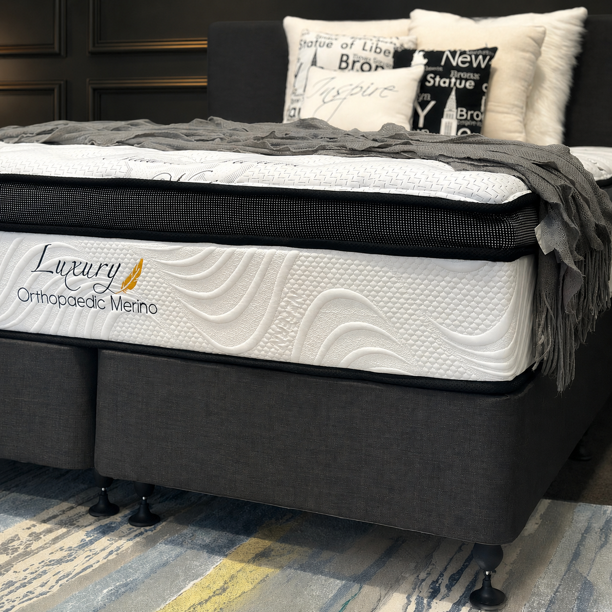 Californian King Orthopaedic Merino Mattress & Base