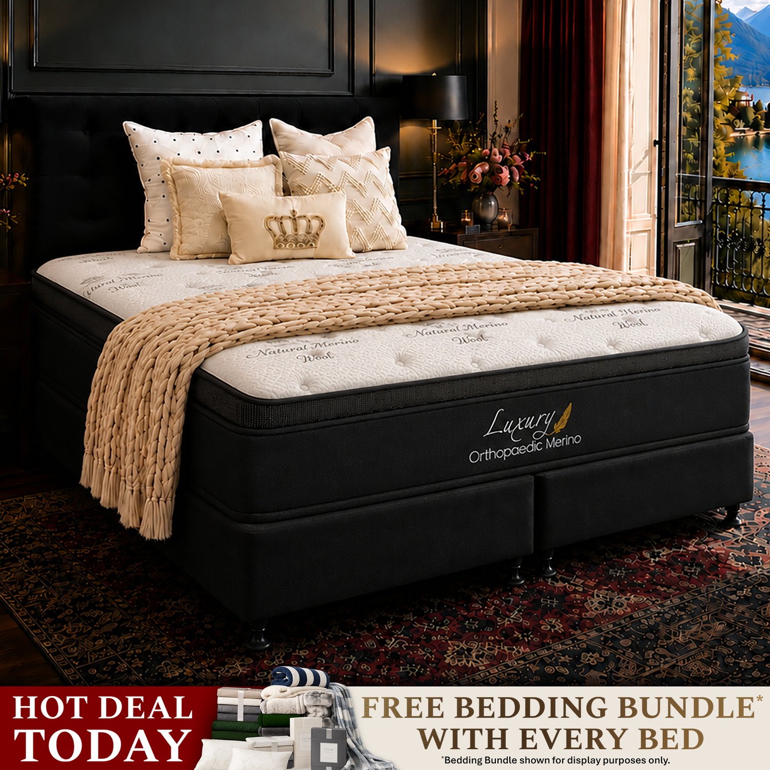 Orthopaedic Merino Extra Firm Mattress Only