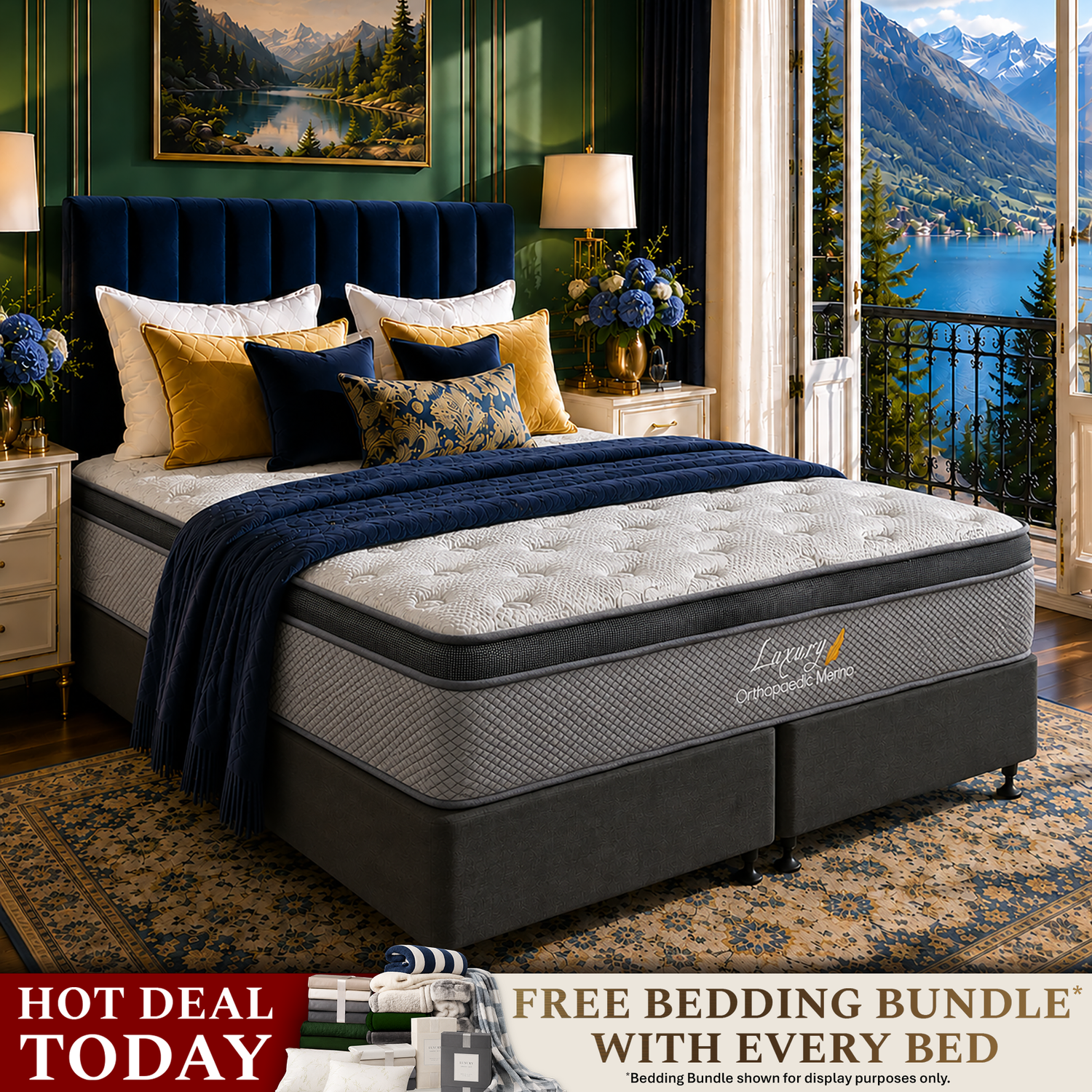 Orthopaedic Merino Firm Mattress Only
