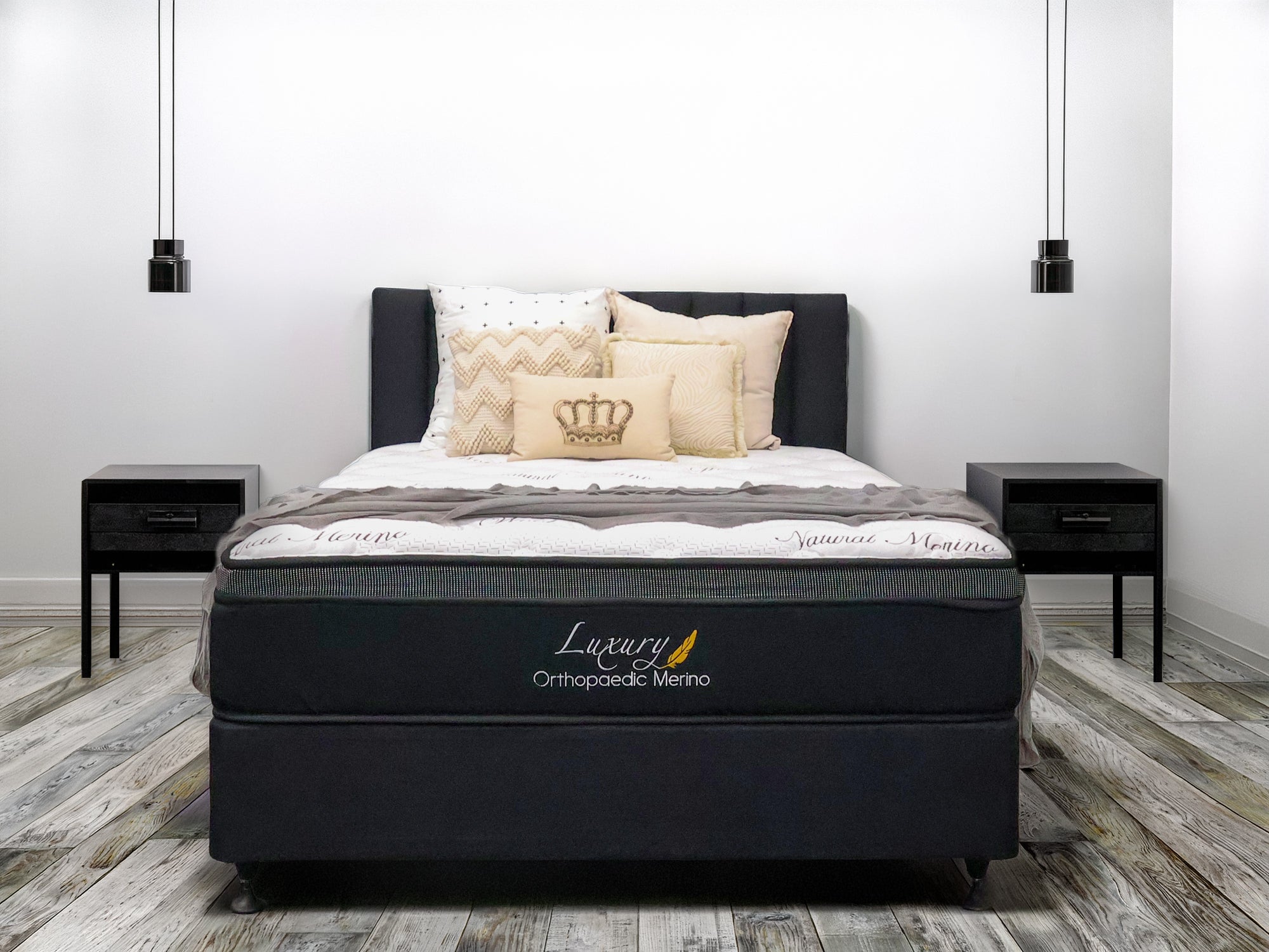QUEEN Orthopaedic Merino Mattress & Base