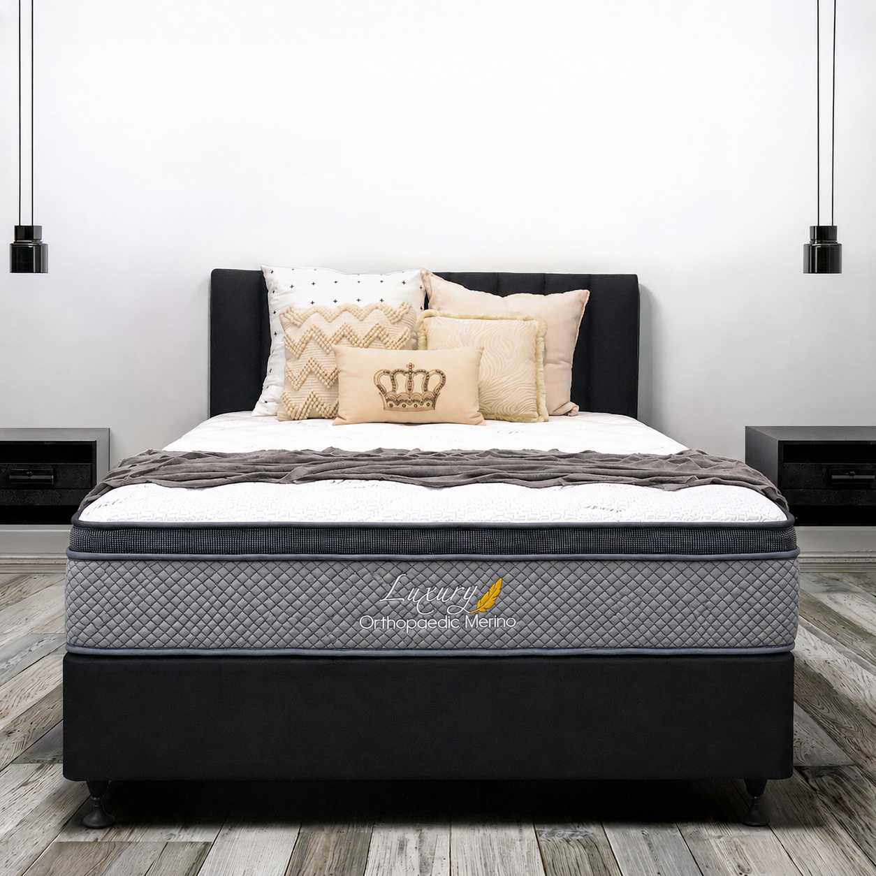 Queen Orthopaedic Merino Mattress & Base