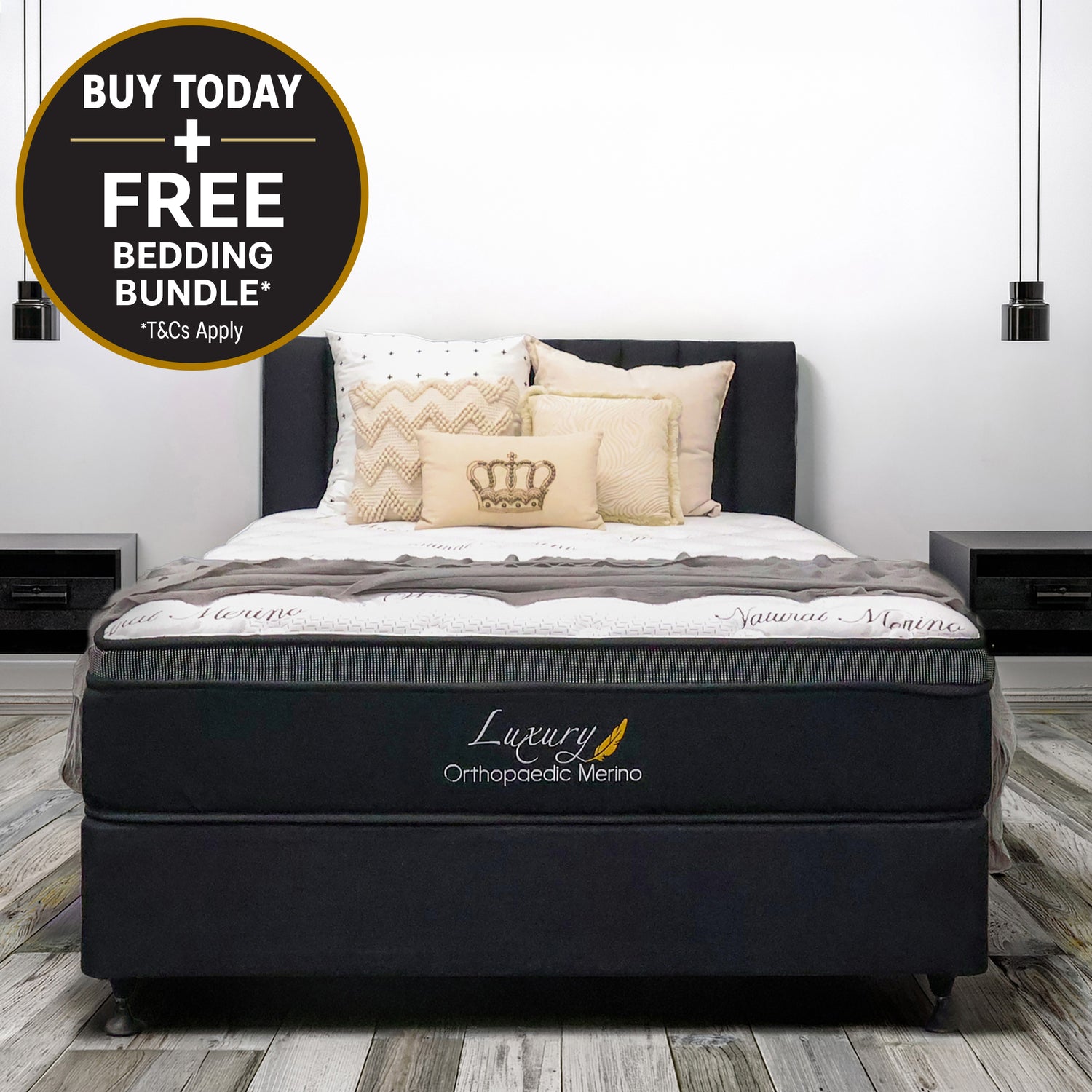 Queen Orthopaedic Merino Mattress Only