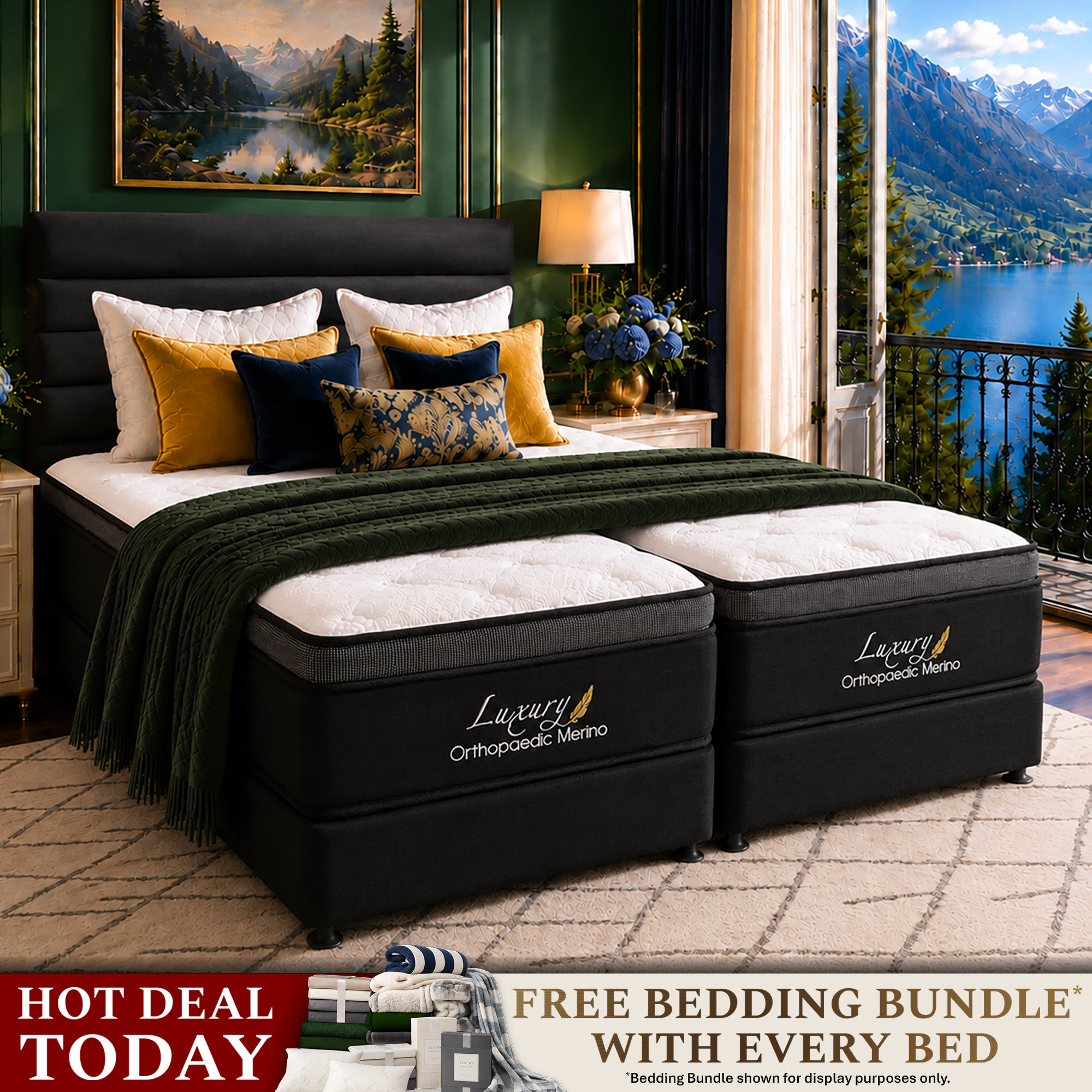 Orthopaedic Merino Zipped Mattress Only