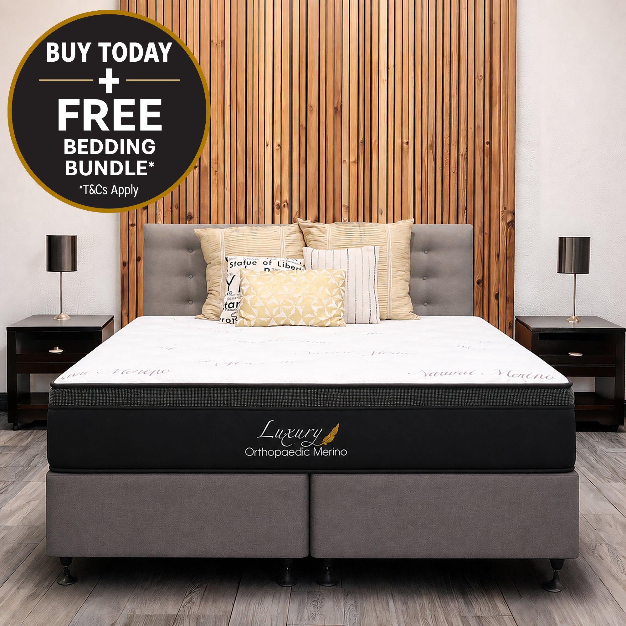 Super King Orthopaedic Merino Mattress & Base
