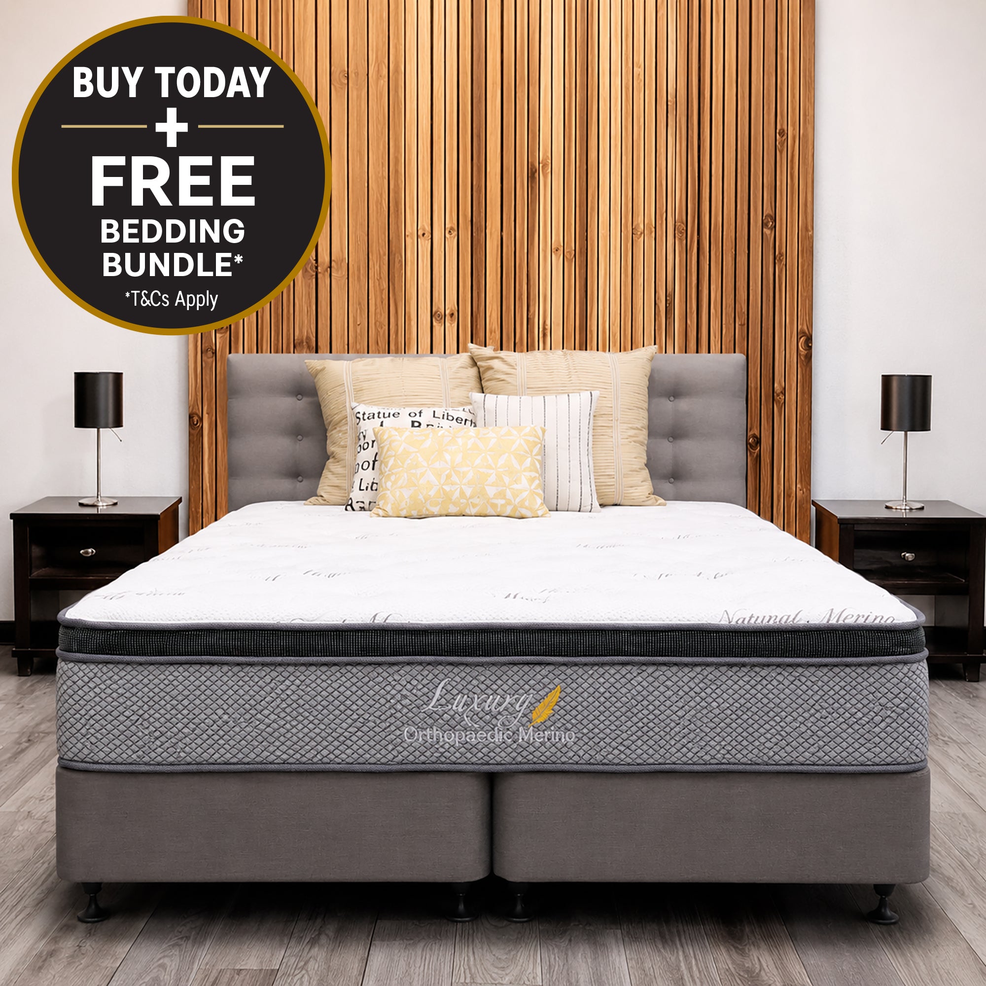 Super King Orthopaedic Merino Mattress & Base