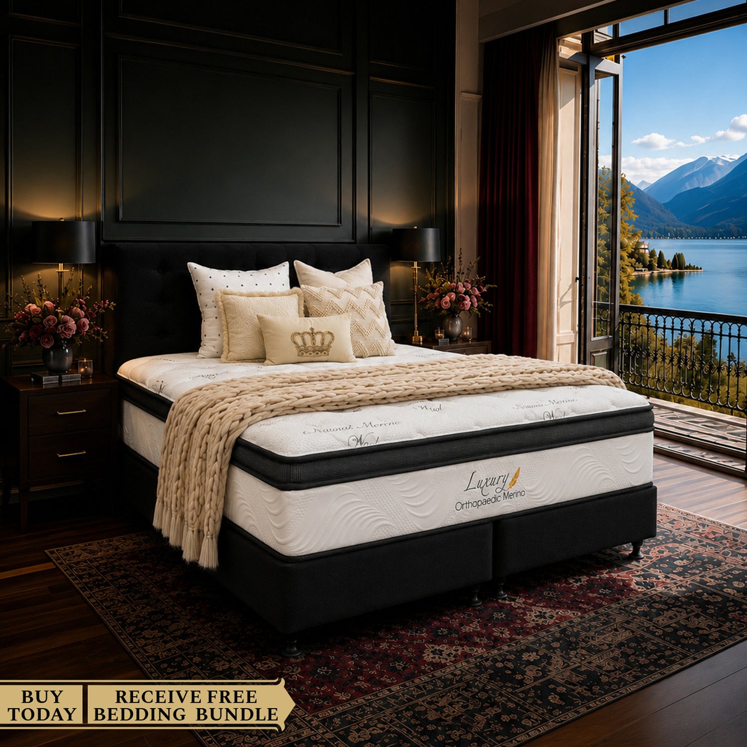 Super King Orthopaedic Merino Mattress Only