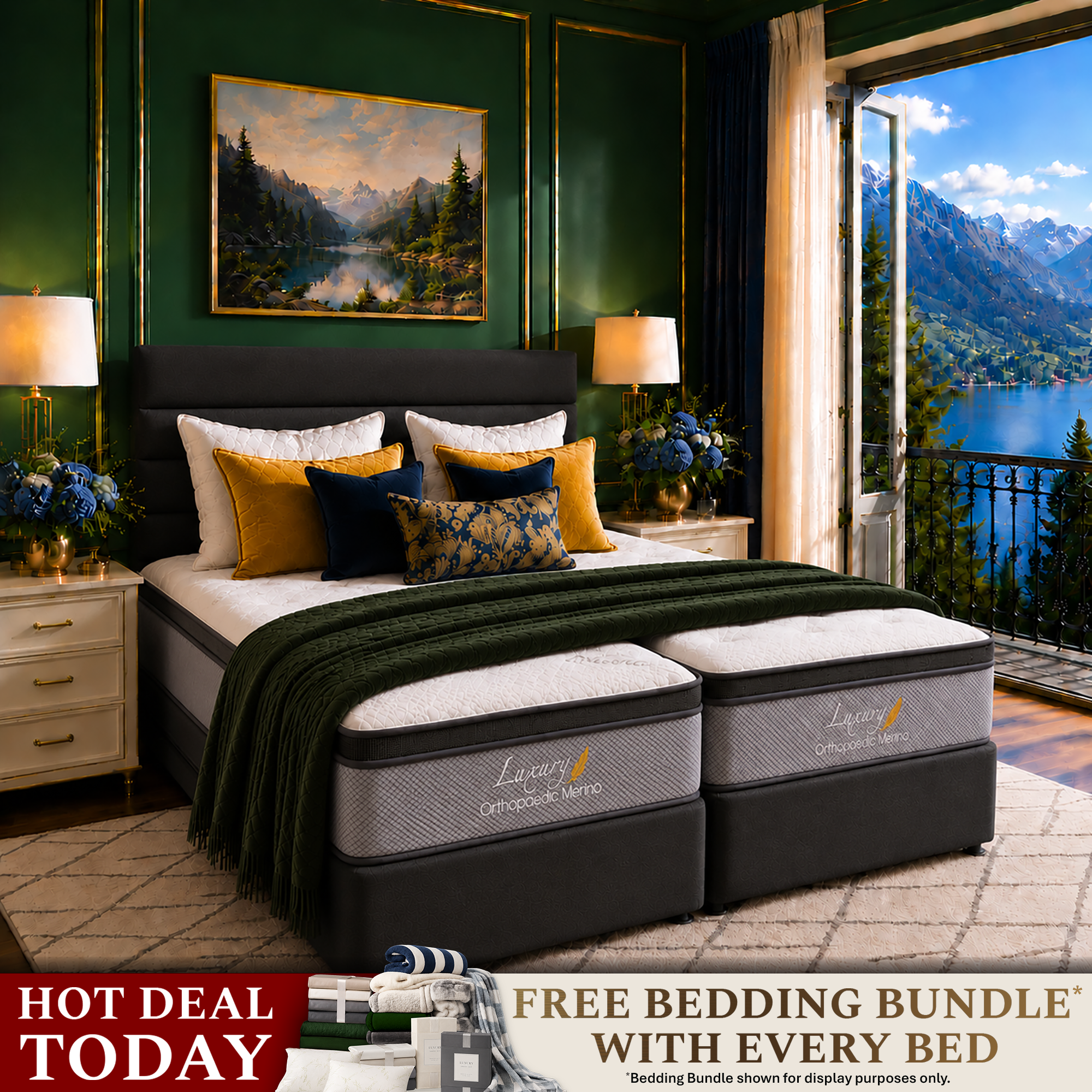 Orthopaedic Merino Zipped Mattress Only