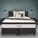 Queen Split Bed Base with Medium Mattress